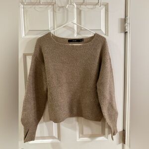 Vero Moda Taupe Crew Neck Sweater